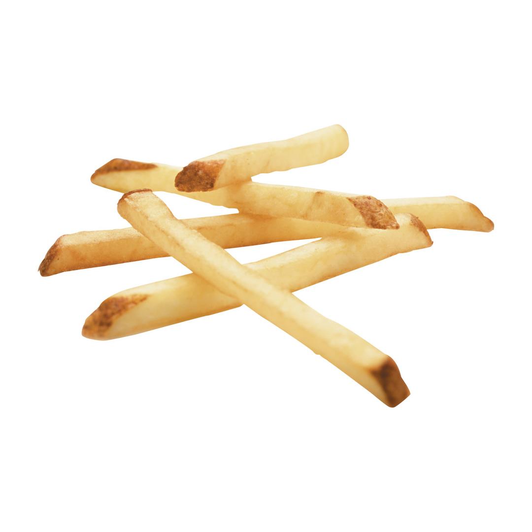 Clear Coated Straight Cut Fries, Skin On